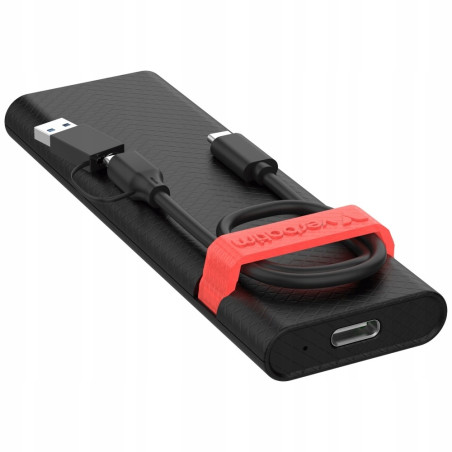 Obudowa na dysk SSD Verbatim M.2 NVMe USB 3.2 Gen 2 z kablem USB A/USB