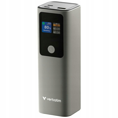 Powerbank Verbatim Charge n Go 27000mAh 140W 2xUSB-C PD 3.1 szary 3226