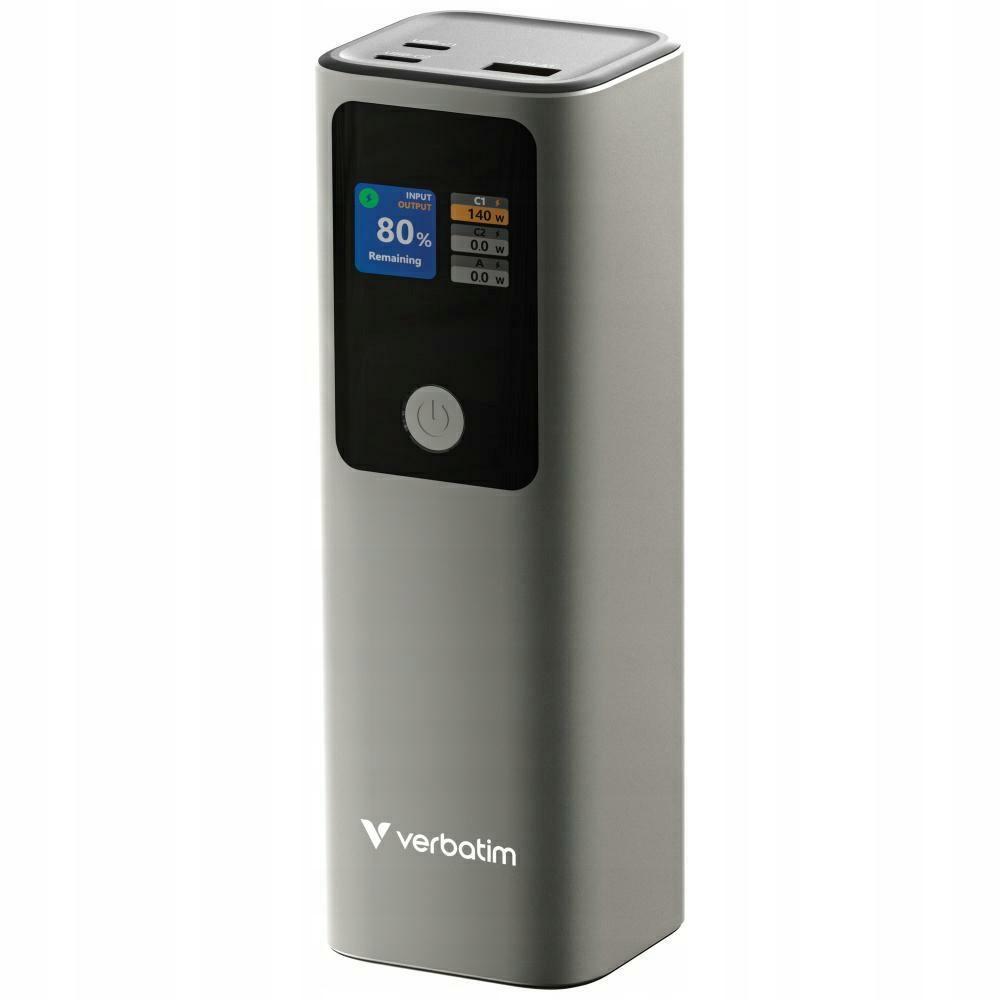 Powerbank Verbatim Charge n Go 27000mAh 140W 2xUSB-C PD 3.1 szary 3226