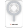 Powerbank Verbatim 10000mAh Magnetic Wireless z podstawką srebrny