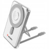 Powerbank indukcyjny Verbatim n Go 5000mAh 15W Magnetic srebrny przeno