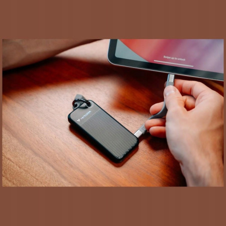 Dysk SSD 512GB Verbatim Pocket USB 3.2 brelok do kluczy z kablem