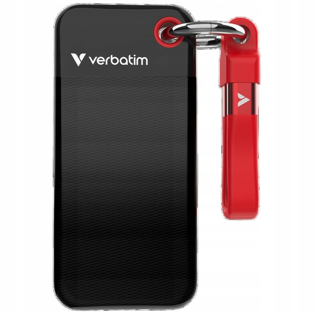 Dysk zewnętrzny SSD 512GB Verbatim Pocket USB 3.2 brelok do kluczy z k