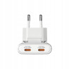 Ładowarka sieciowa USB-C 65W GaN 2 porty Fold n Go biały Verbatim