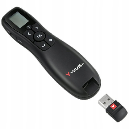 Prezenter Verbatim Keynot z wskaźnikiem laserowym czarny 32364